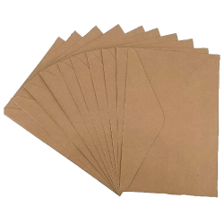 Envelope ( Brown Long ) With Logo And Name Envelope ( Brown Long ) With Logo And Name
