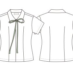 NDMC SHS BLOUSE with Ribbon NDMC SHS BLOUSE with Ribbon