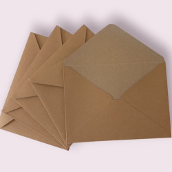 Brown Envelope Small|pc