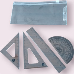 Ruler Plastic Philsino 4-pcs|Set Ruler Plastic Philsino 4-pcs|Set