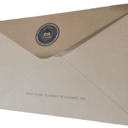 Envelope ( Brown Long ) With Logo And Name Envelope ( Brown Long ) With Logo And Name